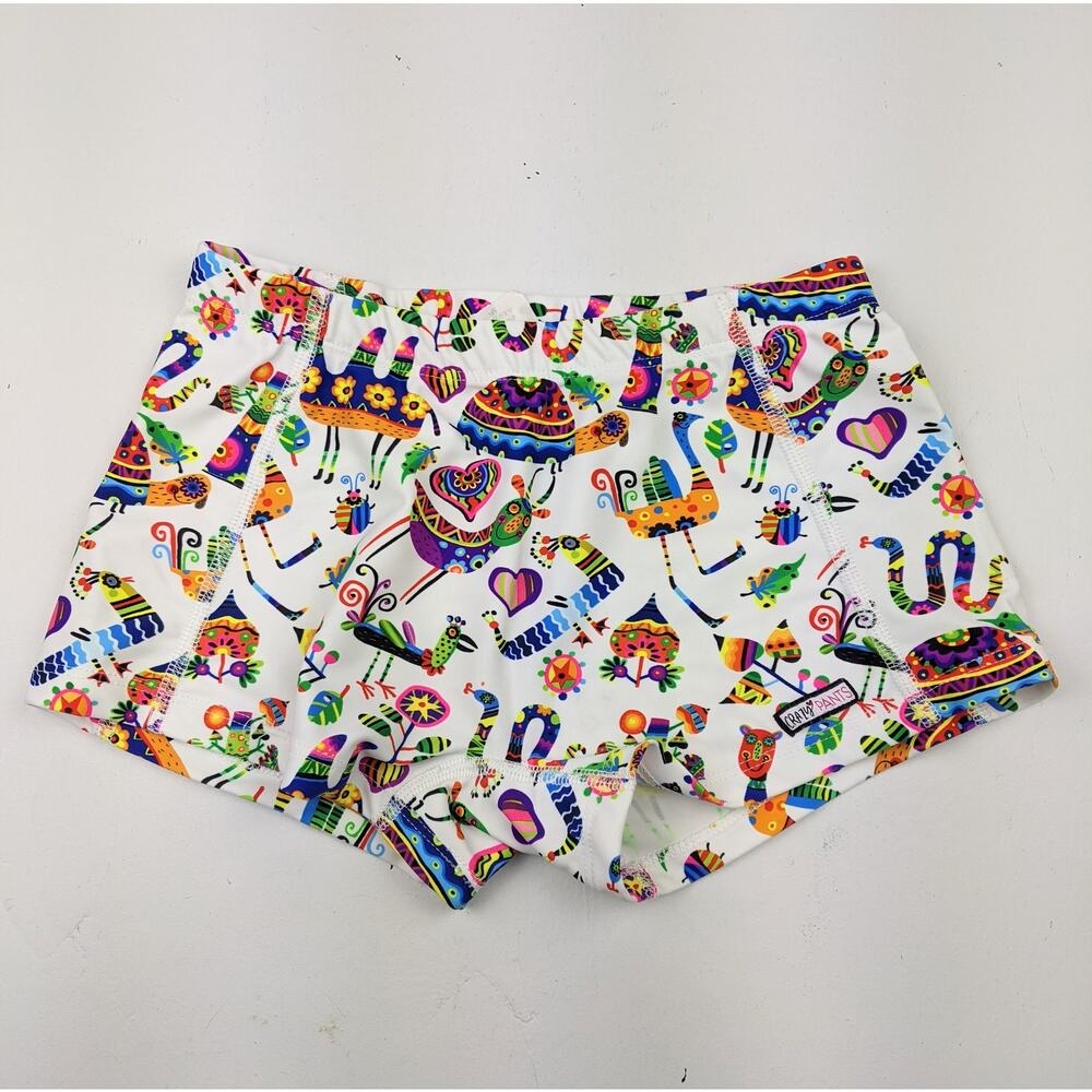 Crazy Pants Fiesta Cheer Shorts - Girls Medium 7-8
